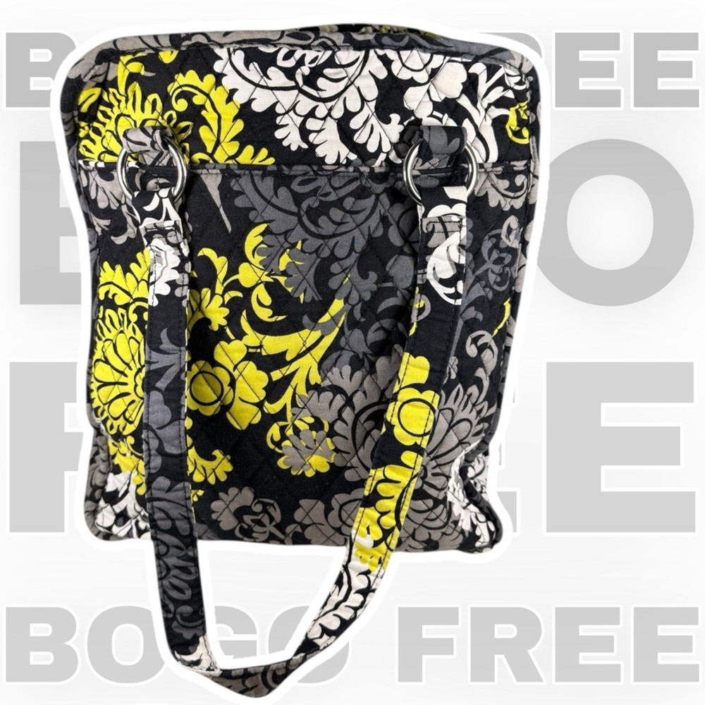 Vera Bradley BOGO FREE SALE Black & Yellow Baroque Pattern Laptop Bag